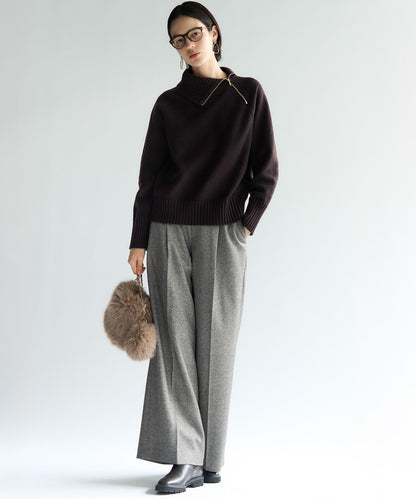 フェイクファー チャーム バッグ