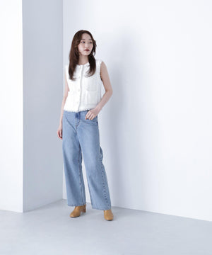 ツイーディーニットジレ