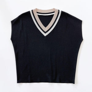 Vネックベスト