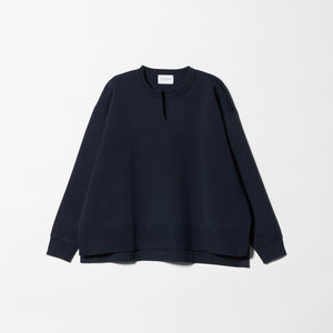 スウェットライク スキッパーニット ‐ウォッシャブル‐