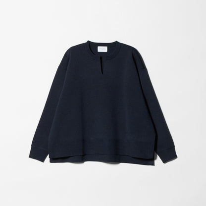 スウェットライク スキッパーニット ‐ウォッシャブル‐