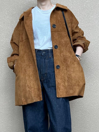 スエードライクオーバージャケット