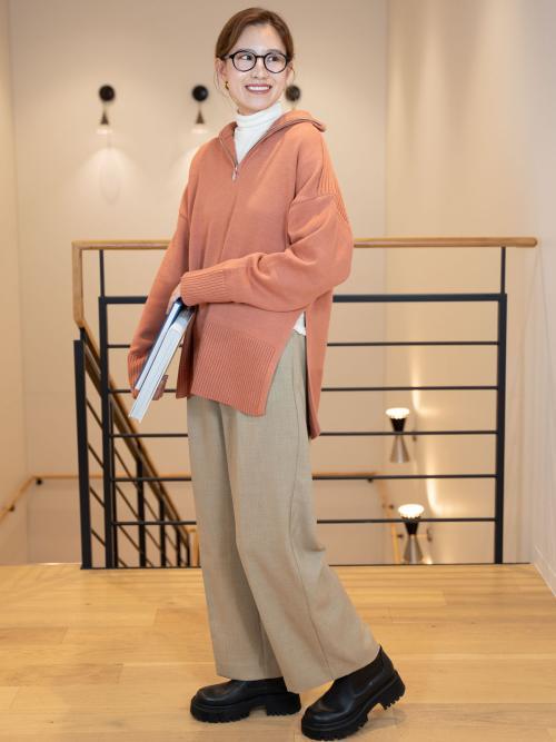 ワイドストレートパンツ