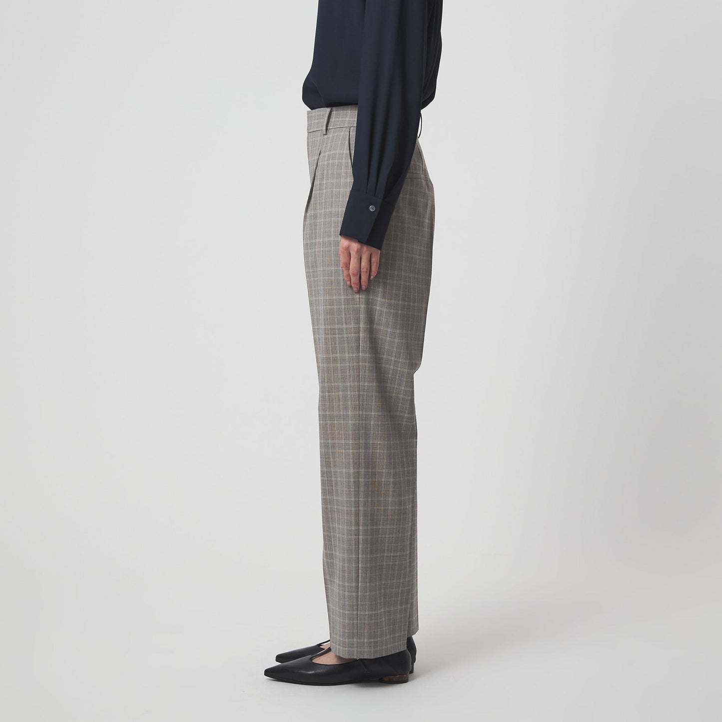 ［size SHORT/TALLあり］カチリラ ストレート パンツ ウォッシャブル ストレッチ