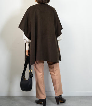 ニットパイル着流しアウター