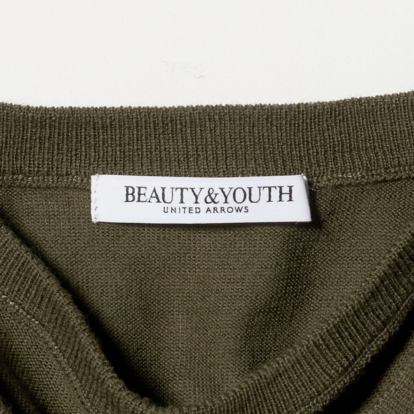 ウール レイヤードニット ウォッシャブル