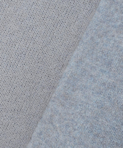 ラクーンブレンドダブルフェイス ニット アウター