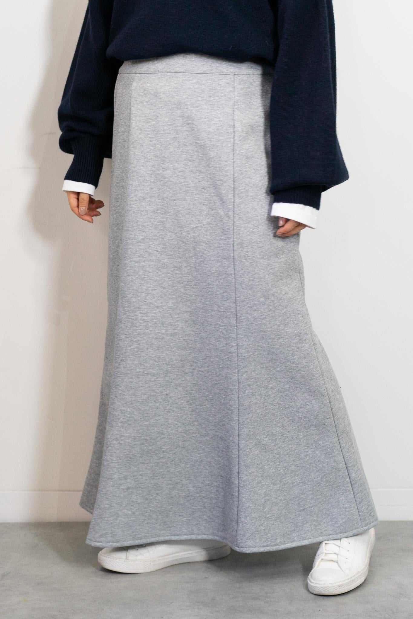 裏起毛マーメイドカットスカート