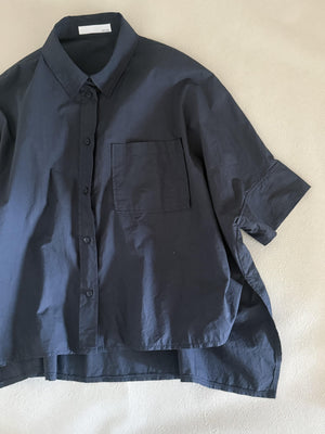 cropped relax shirt refine