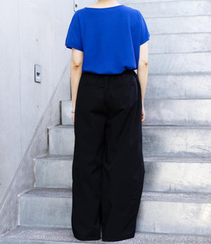 【接触冷感】ワイドストレートパンツ