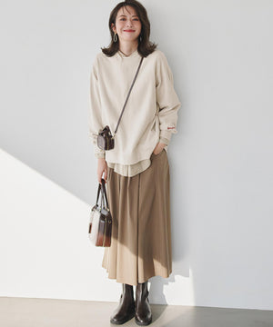 ブライトタフタ タック スカート