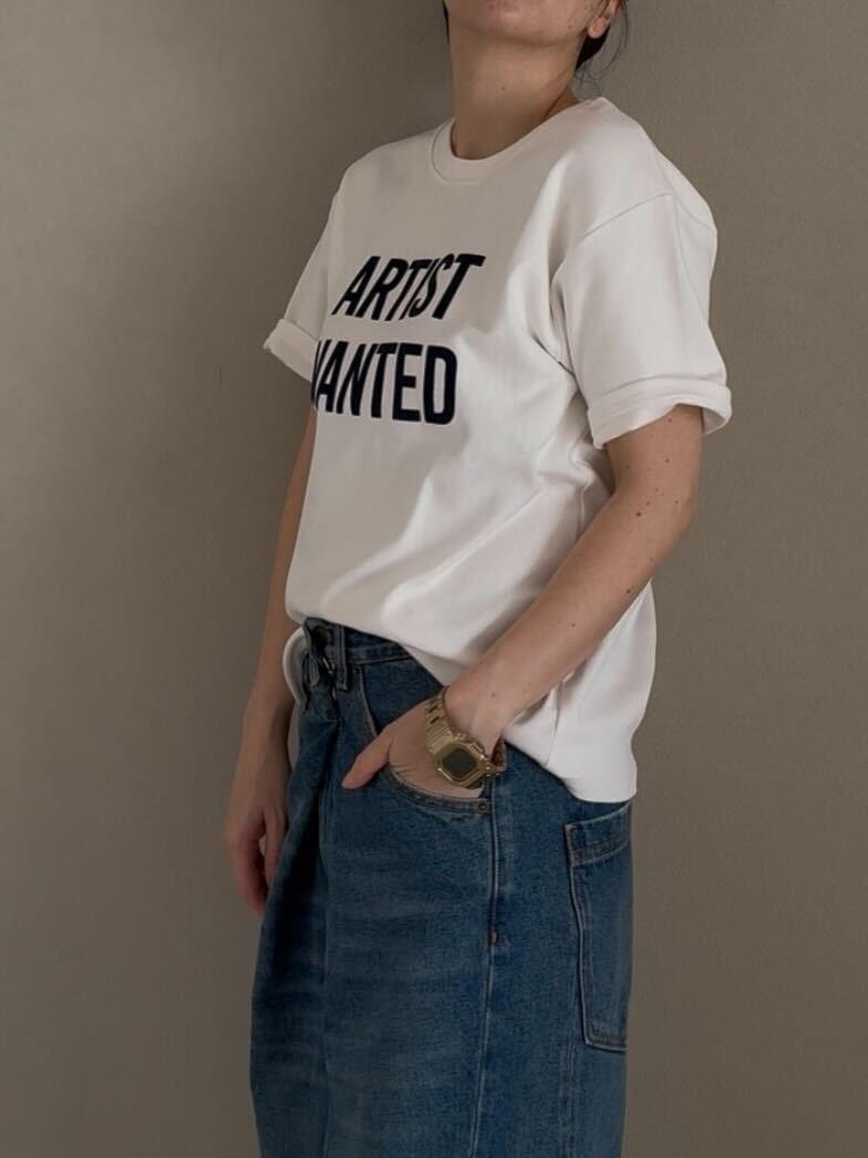 アーティストフロッキーロゴTシャツ