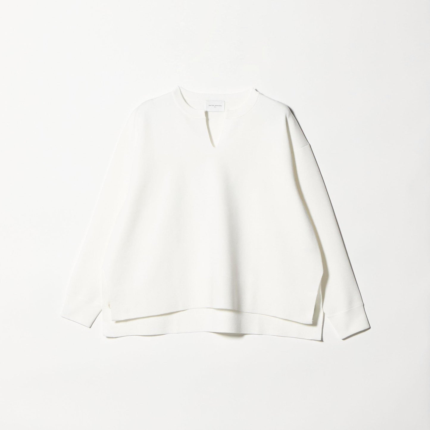 スウェットライク スキッパーニット ‐ウォッシャブル‐