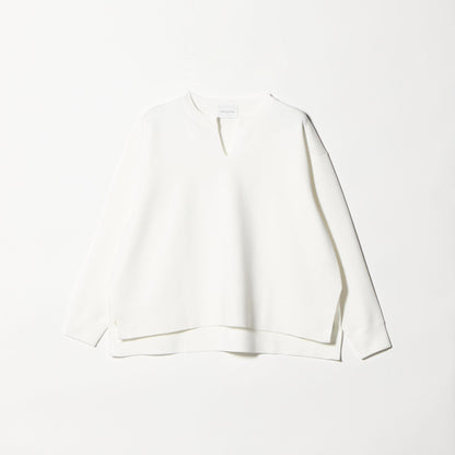 スウェットライク スキッパーニット ‐ウォッシャブル‐