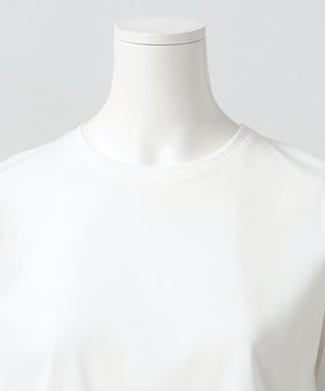 スーピマコットン プレミアムジャージー 半袖クロップド丈Tシャツ