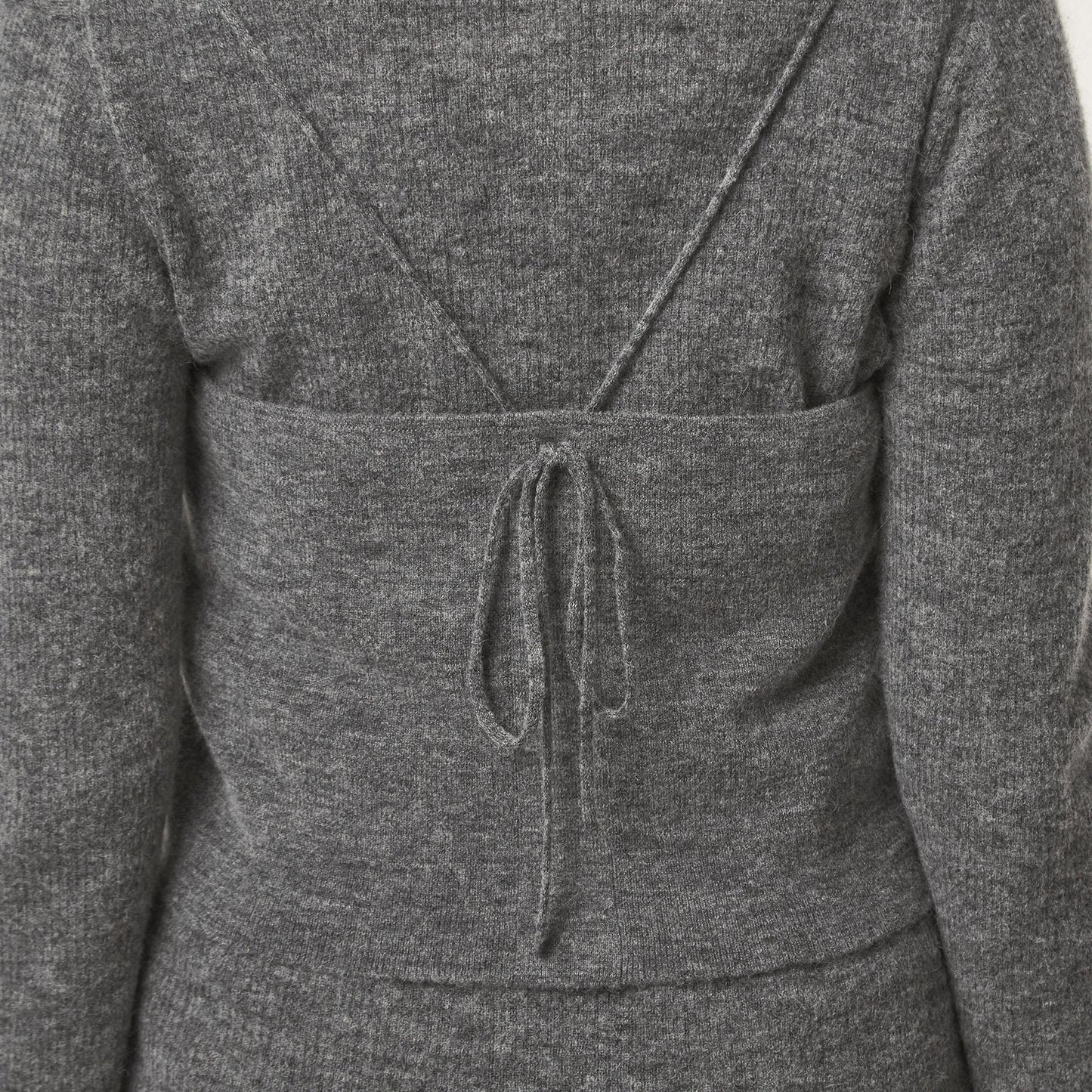 ポロニット カーディガン × ビスチェ ニット セット