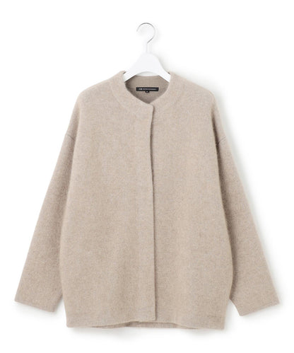 ラクーンブレンドダブルフェイス ニット アウター