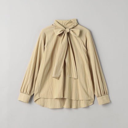 【WEB限定 Wardrobe DAILY MINIMAL】リボンタイブラウス -2WAY/ウォッシャブル-