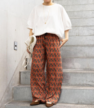 異素材ドッキングドルマンカットソー