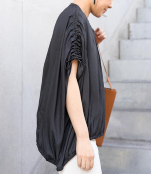 ギャザーモーフドルマンブラウス