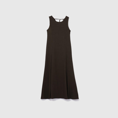 シャーリングジャージーワンピース≪洗濯機で洗える≫