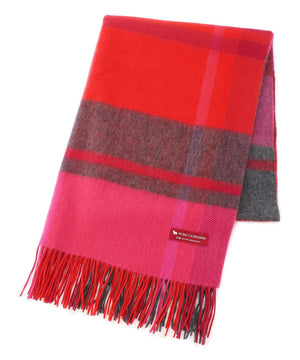 カシミヤ チェック ストール