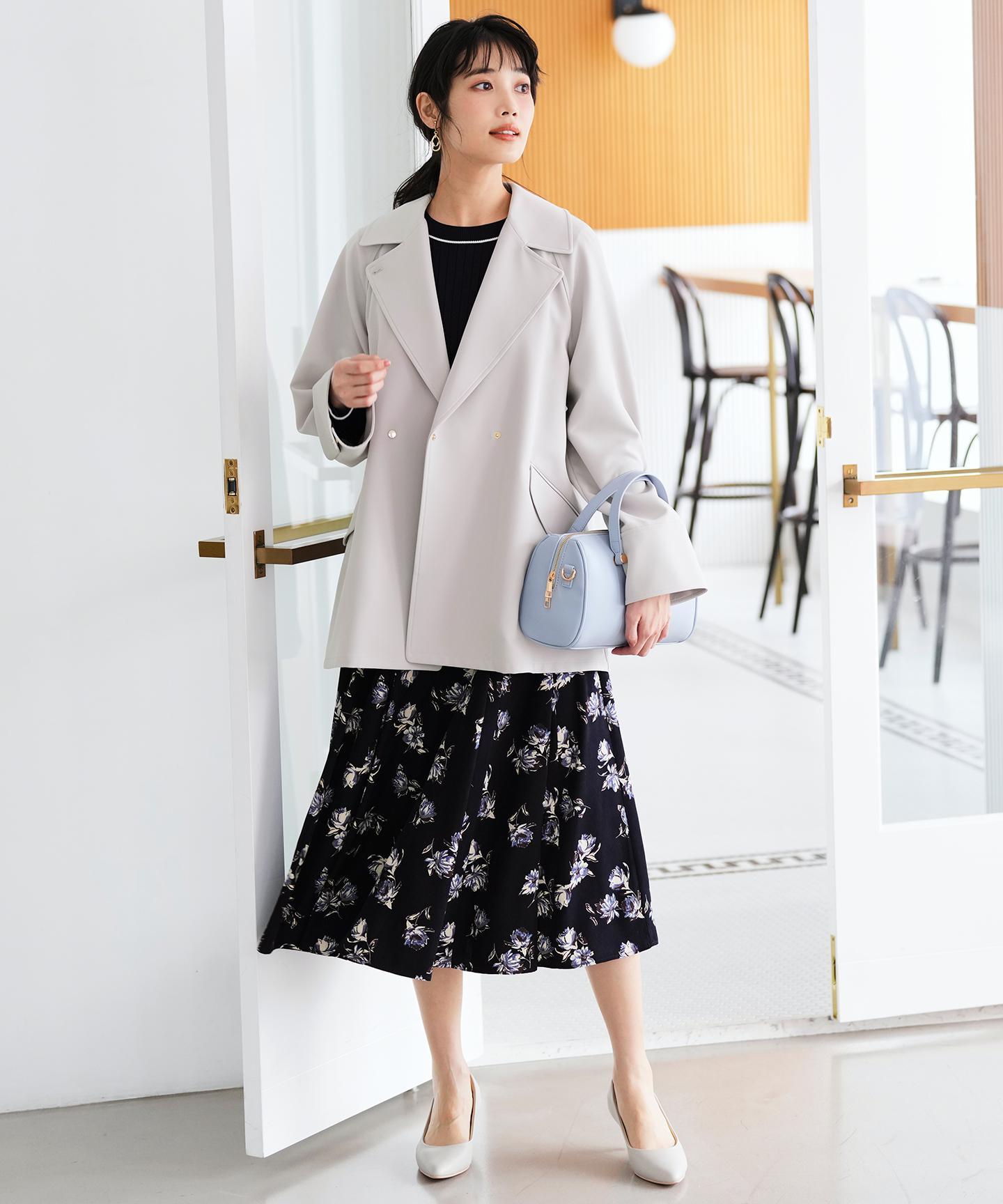 メタルアクセント ボストンバッグ