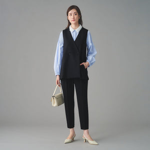 チュールカラー 2WAY ブラウス