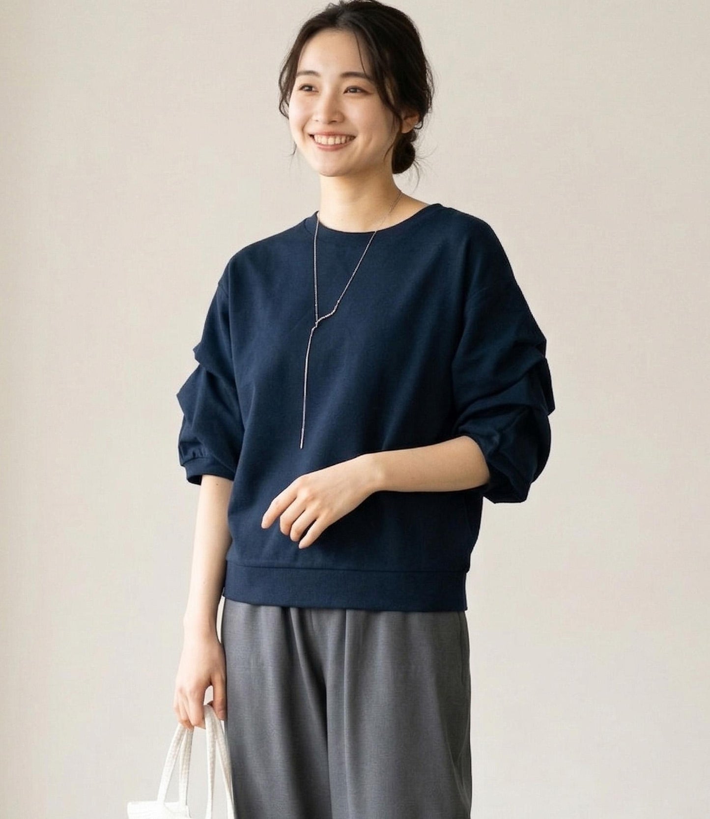 タックスリーブデザインカットソー