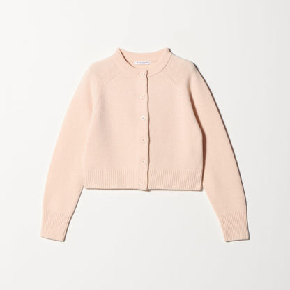 ウールニット ショートカーディガン