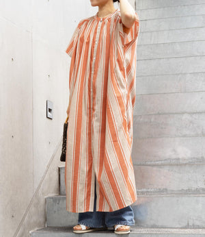 スラブコットンワンピース