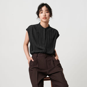 Spiree K/S フレンチスリーブブラウス  - ウォッシャブル -