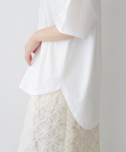 【接触冷感】エレガンスロゴTシャツ