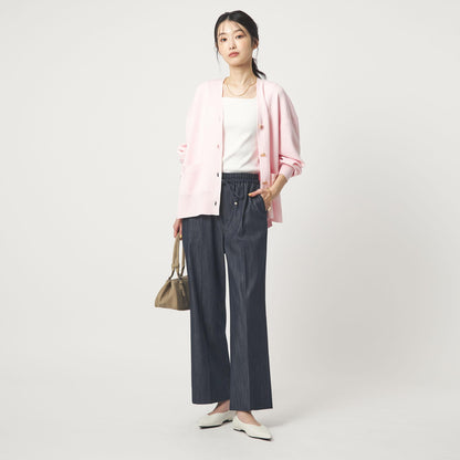 ［size SHORT/TALLあり］ニーハイフレアパンツ デニム 2 ストレッチ