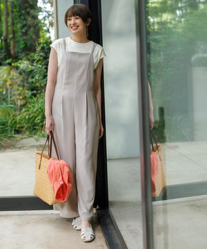 プルオーバー×キャミサロペットセット