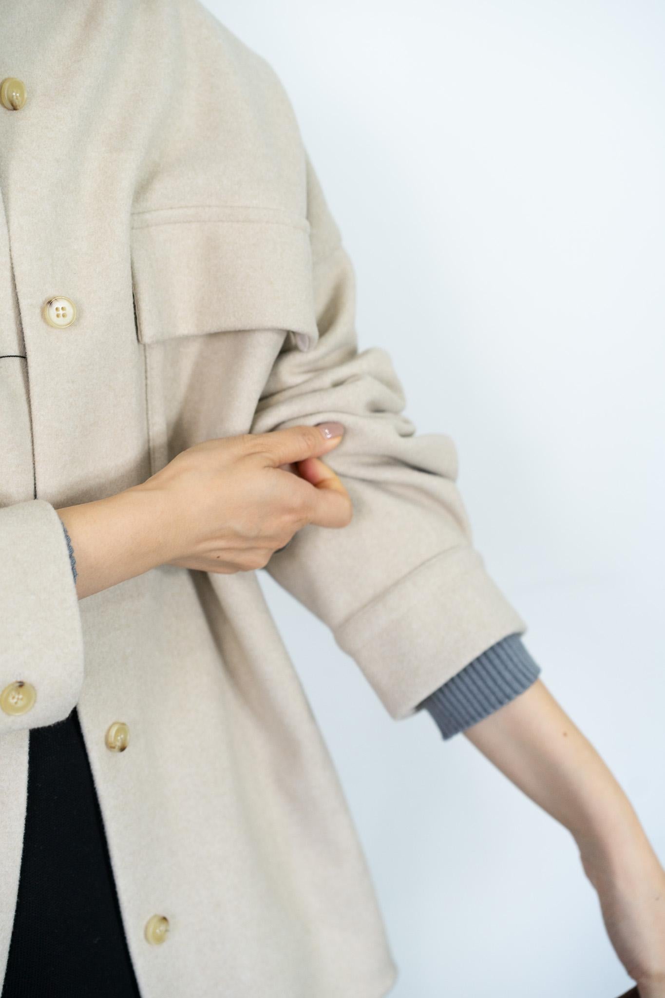 ウールライクCPOアウター