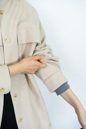 ウールライクCPOアウター