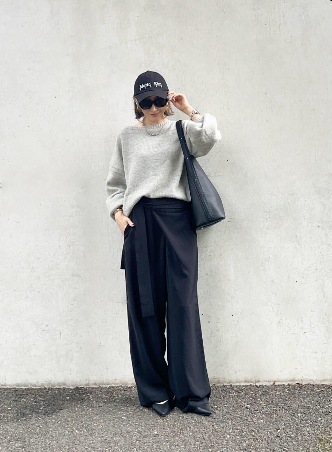 ワイドラップパンツ