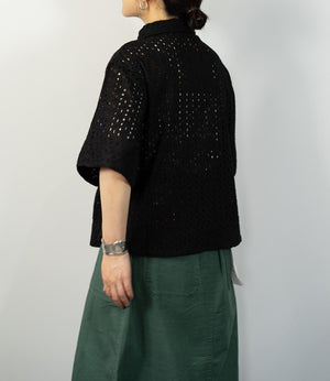 レース半袖シャツ