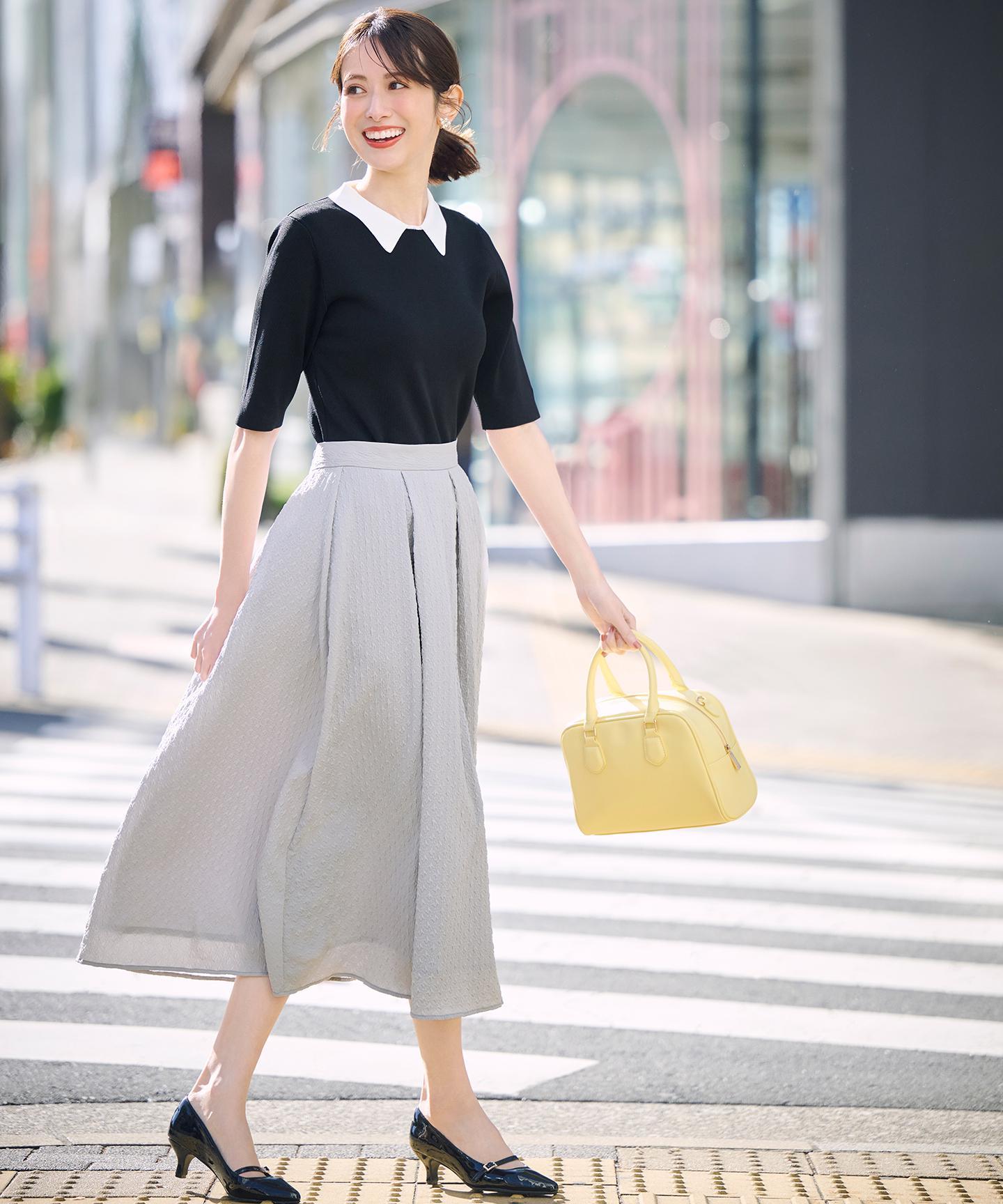 ミニストーンバックル パンプス