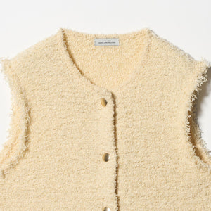 フリンジラメ ノースリーブ ニット