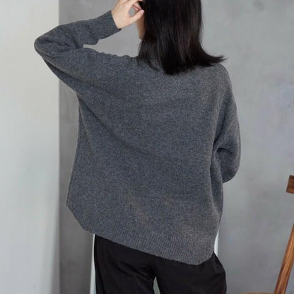 ウール混ガゼットニット