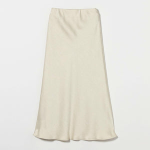 ポリエステルサテン マーメイドフレアスカート