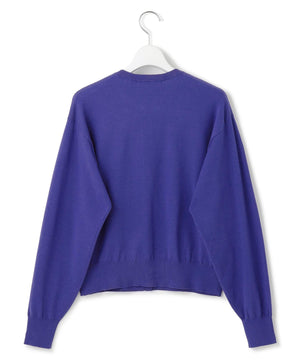 ヴィスコースストレッチ Vネック ニットカーディガン