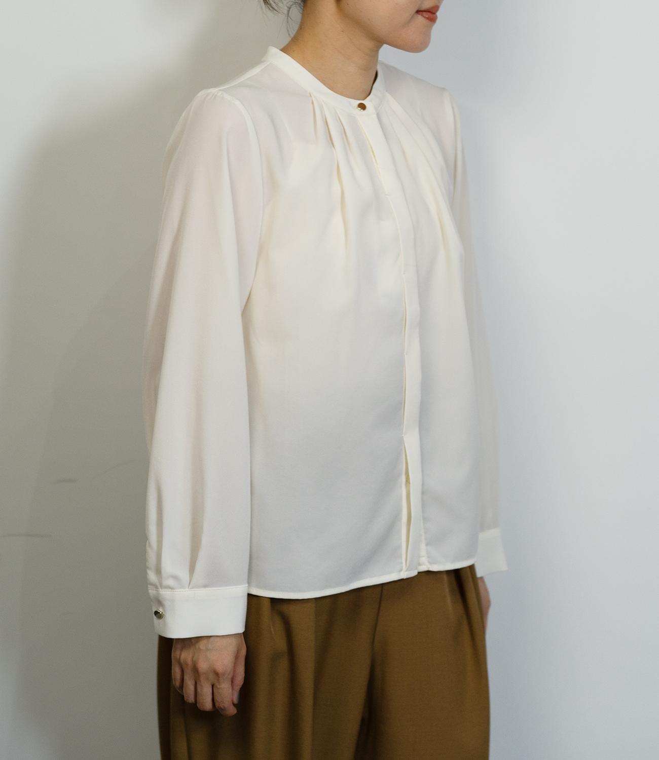 タックフレアブラウス