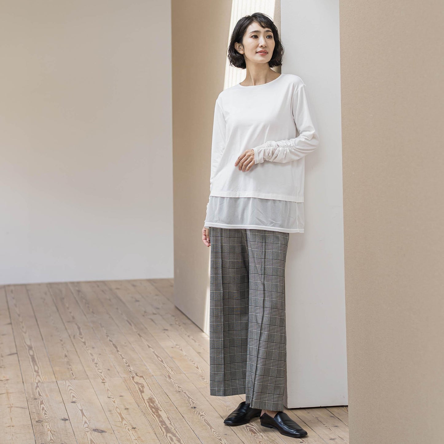 【WEB限定】”重ねるだけで格上げ”レイヤードインナー