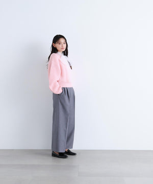 クロップドアゼフォルムニット