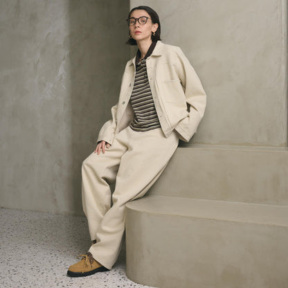 コットンツイル カーブパンツ ウォッシャブル