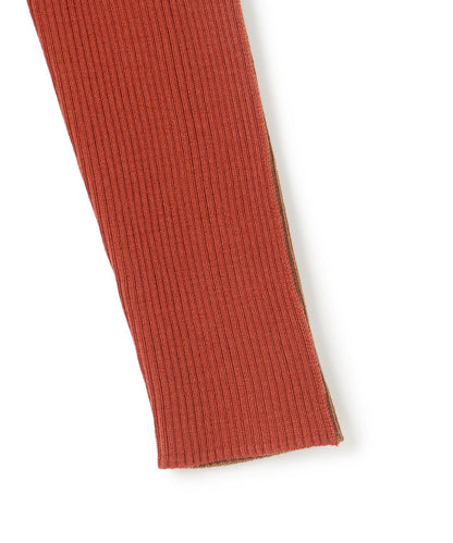 LA MONNAIE / バイカラーウールタートルニット