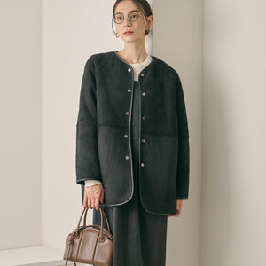 【WEB限定】ボア×フェイクムートン リバーシブルジャケット